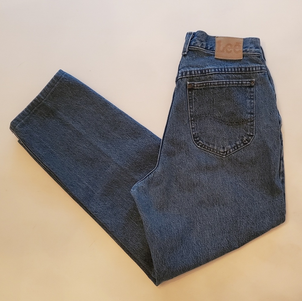 Vintage Lee Mom Jeans High Waisted Tapered Leg